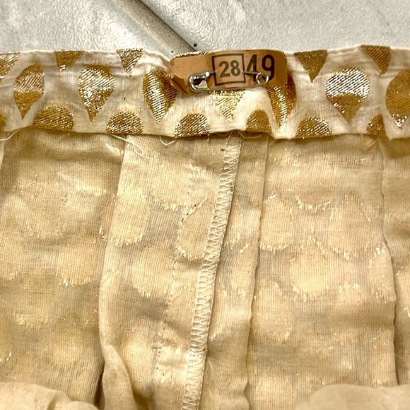 Indian Satin Silk Ladies Plus Size Alibaba Harem Pants Baggy Gold,Lined,size S - Picture 6 of 12